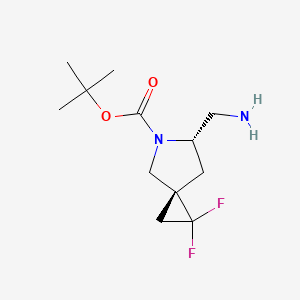 tert-Butyl (3R,6S)-6-(aminomethyl)-1,1-difluoro-5-azaspiro[2.4]heptane-5-carboxylate