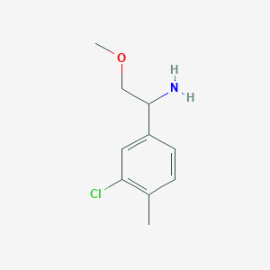 1-(3-Chloro-4-methylphenyl)-2-methoxyethanamine