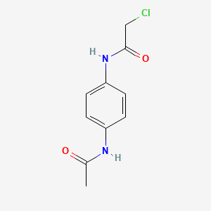 molecular formula C10H11ClN2O2 B1298388 N-[4-(乙酰氨基)苯基]-2-氯乙酰胺 CAS No. 2653-10-3