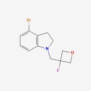 4-Bromo-1-((3-fluorooxetan-3-yl)methyl)indoline