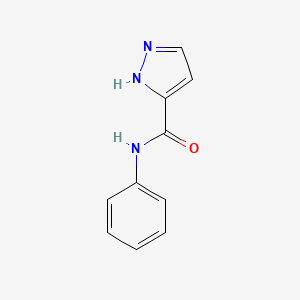 B1298392 N-phenyl-1H-pyrazole-3-carboxamide CAS No. 124828-46-2