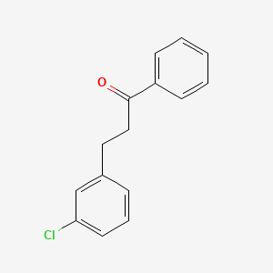 molecular formula C15H13ClO B1298397 3-(3-氯苯基)丙苯酮 CAS No. 58122-03-5
