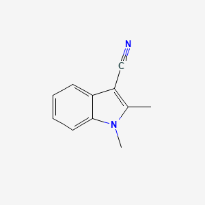 molecular formula C11H10N2 B1298400 1,2-二甲基-1H-吲哚-3-碳腈 CAS No. 51072-84-5