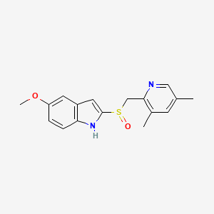 2-(((3,5-Dimethylpyridin-2-yl)methyl)sulfinyl)-5-methoxy-1H-indole