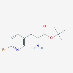 tert-Butyl 2-amino-3-(6-bromopyridin-3-yl)propanoate