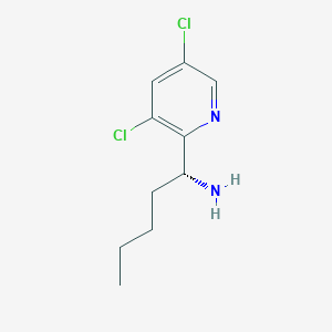 (R)-1-(3,5-Dichloropyridin-2-yl)pentan-1-amine