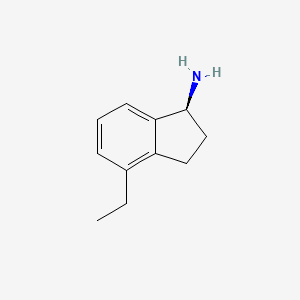 (S)-4-Ethyl-2,3-dihydro-1H-inden-1-amine