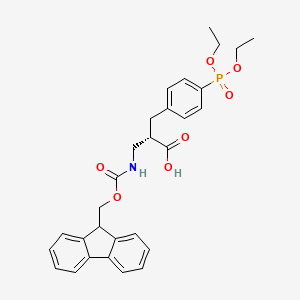 (S)-3-((((9H-Fluoren-9-yl)methoxy)carbonyl)amino)-2-(4-(diethoxyphosphoryl)benzyl)propanoic acid