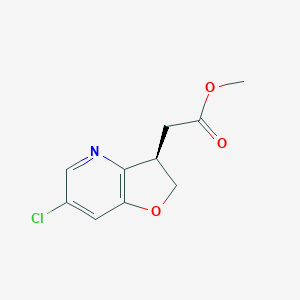 Methyl (R)-2-(6-chloro-2,3-dihydrofuro[3,2-b]pyridin-3-yl)acetate