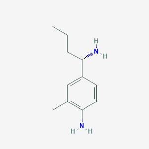 (S)-4-(1-Aminobutyl)-2-methylaniline