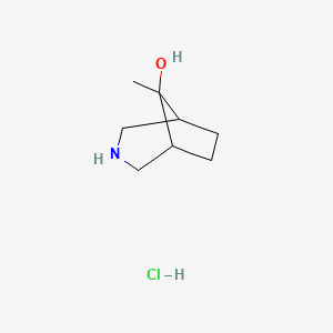 8-Methyl-3-azabicyclo[3.2.1]octan-8-ol hydrochloride