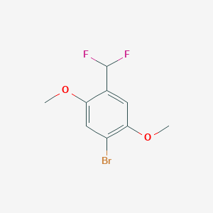 1-Bromo-4-(difluoromethyl)-2,5-dimethoxybenzene