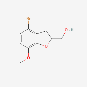 (4-Bromo-7-methoxy-2,3-dihydrobenzofuran-2-yl)methanol