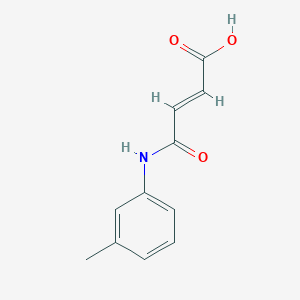 molecular formula C11H11NO3 B1298417 (2E)-4-[(3-methylphenyl)amino]-4-oxobut-2-enoic acid CAS No. 54012-55-4