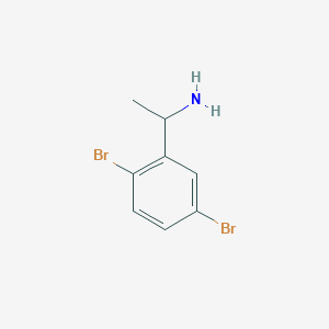 1-(2,5-Dibromophenyl)ethanamine