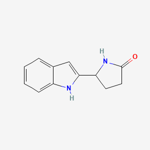 5-(1H-Indol-2-yl)pyrrolidin-2-one