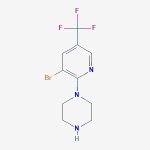 1-(3-Bromo-5-(trifluoromethyl)pyridin-2-yl)piperazine