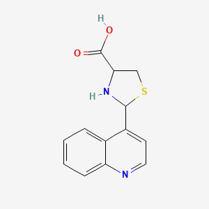 2-(Quinolin-4-yl)thiazolidine-4-carboxylic acid