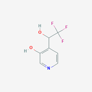 4-(2,2,2-Trifluoro-1-hydroxyethyl)pyridin-3-ol