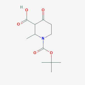 1-(tert-Butoxycarbonyl)-2-methyl-4-oxopiperidine-3-carboxylic acid