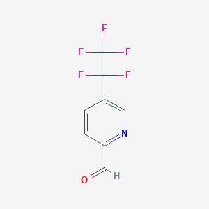 5-(1,1,2,2,2-Pentafluoroethyl)pyridine-2-carbaldehyde