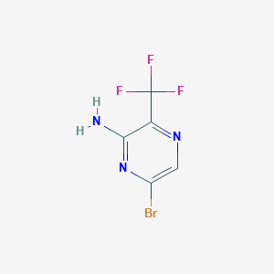 6-Bromo-3-(trifluoromethyl)pyrazin-2-amine