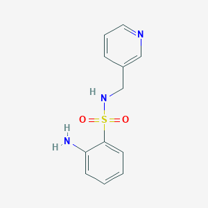 2-amino-N-(pyridin-3-ylmethyl)benzenesulfonamide