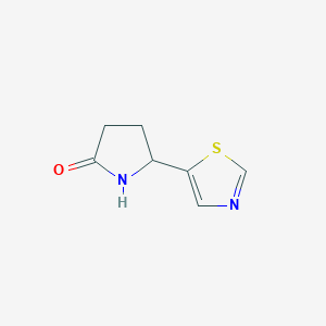 5-(Thiazol-5-yl)pyrrolidin-2-one