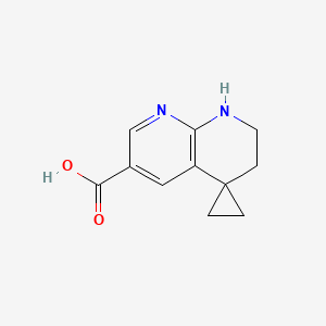 2',3'-Dihydro-1'H-spiro[cyclopropane-1,4'-[1,8]naphthyridine]-6'-carboxylic acid