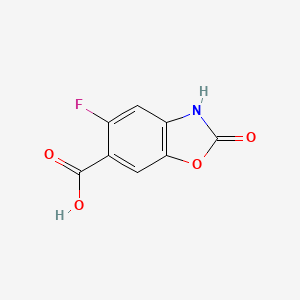 5-Fluoro-2-oxo-2,3-dihydrobenzo[d]oxazole-6-carboxylic acid