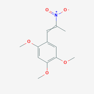 molecular formula C12H15NO5 B1298437 1,2,4-Trimethoxy-5-(2-nitroprop-1-enyl)benzene CAS No. 17231-84-4