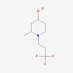 2-Methyl-1-(3,3,3-trifluoropropyl)piperidin-4-ol