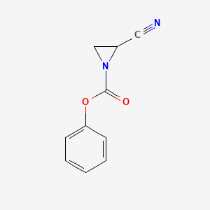 Phenyl 2-cyanoaziridine-1-carboxylate