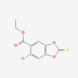 Ethyl 6-bromo-2-thioxo-1,3-benzodioxole-5-carboxylate