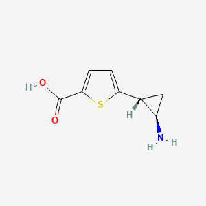 Rel-5-((1R,2R)-2-aminocyclopropyl)thiophene-2-carboxylic acid