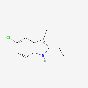 5-Chloro-3-methyl-2-propyl-1H-indole