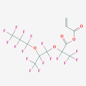 Prop-2-enoyl 2,3,3,3-tetrafluoro-2-[1,1,2,3,3,3-hexafluoro-2-(1,1,2,2,3,3,3-heptafluoropropoxy)propoxy]propanoate