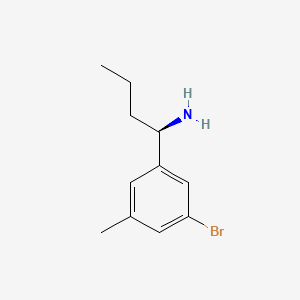 (R)-1-(3-Bromo-5-methylphenyl)butan-1-amine