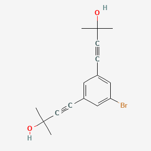 4,4'-(5-Bromo-1,3-phenylene)bis(2-methylbut-3-yn-2-ol)