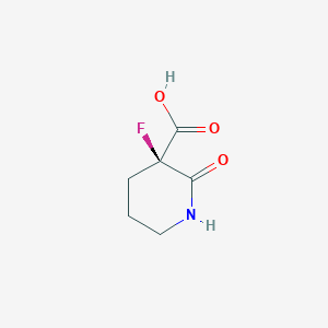 (R)-3-Fluoro-2-oxopiperidine-3-carboxylic acid