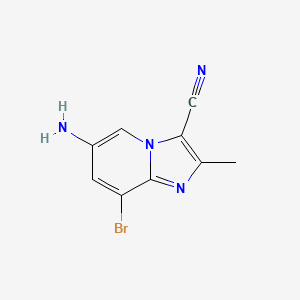 6-Amino-8-bromo-2-methylimidazo[1,2-a]pyridine-3-carbonitrile