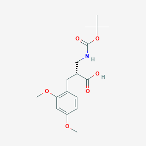 (R)-3-((tert-Butoxycarbonyl)amino)-2-(2,4-dimethoxybenzyl)propanoic acid