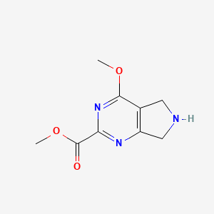 Methyl 4-methoxy-6,7-dihydro-5H-pyrrolo[3,4-d]pyrimidine-2-carboxylate