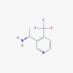 (R)-1-(4-(Trifluoromethyl)pyridin-3-yl)ethan-1-amine