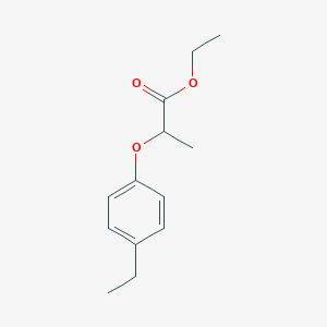 molecular formula C13H18O3 B12984643 Ethyl 2-(4-ethylphenoxy)propanoate 