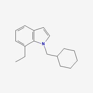 1-(Cyclohexylmethyl)-7-ethyl-1H-indole