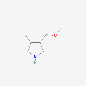 3-(Methoxymethyl)-4-methylpyrrolidine