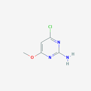 molecular formula C5H6ClN3O B129847 2-氨基-4-氯-6-甲氧基嘧啶 CAS No. 5734-64-5