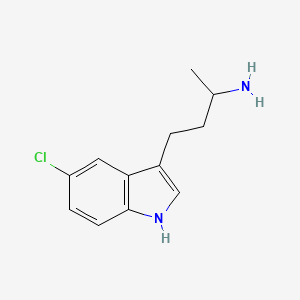 4-(5-Chloro-1H-indol-3-yl)butan-2-amine