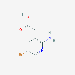 2-(2-Amino-5-bromopyridin-3-yl)acetic acid